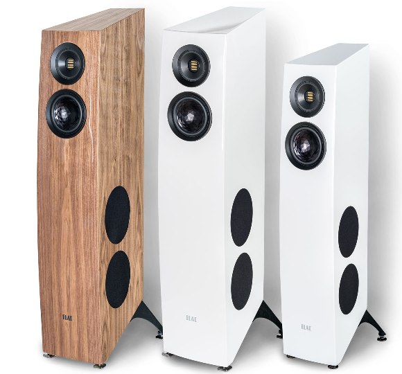 ELAC Concentro S 509 and S 507 black and white high gloss finish